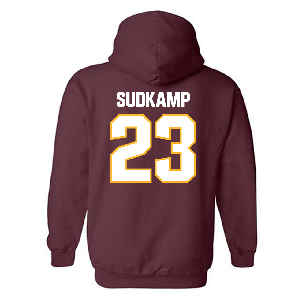 Loyola - NCAA Women's Soccer : Abby Sudkamp - Classic Shersey Hooded Sweatshirt-1
