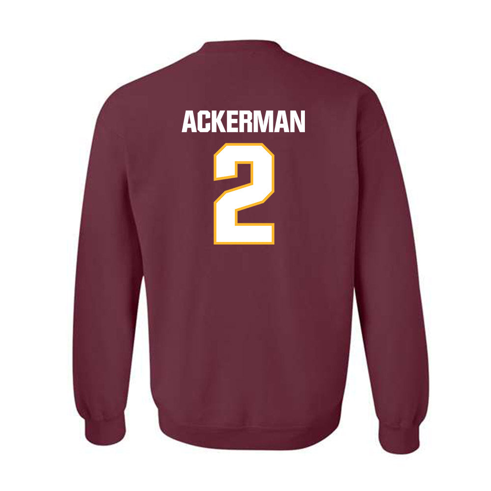 Loyola - NCAA Women's Soccer : Sophie Ackerman - Classic Shersey Crewneck Sweatshirt-1