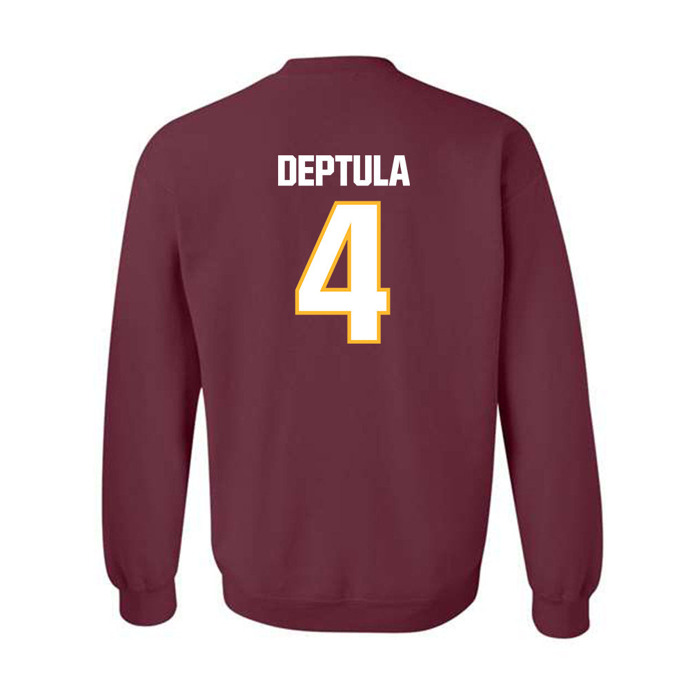  - NCAA Women's Basketball : Audrey Deptula - Classic Shersey Crewneck Sweatshirt-1