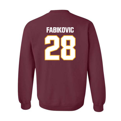 Loyola - NCAA Men's Volleyball : Daniel Fabikovic - Classic Shersey Crewneck Sweatshirt-1