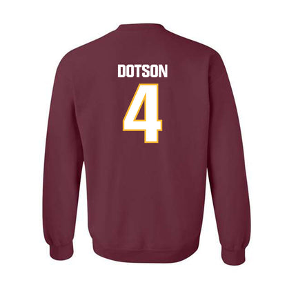 Loyola - NCAA Men's Basketball : Kayde Dotson - Classic Shersey Crewneck Sweatshirt-1