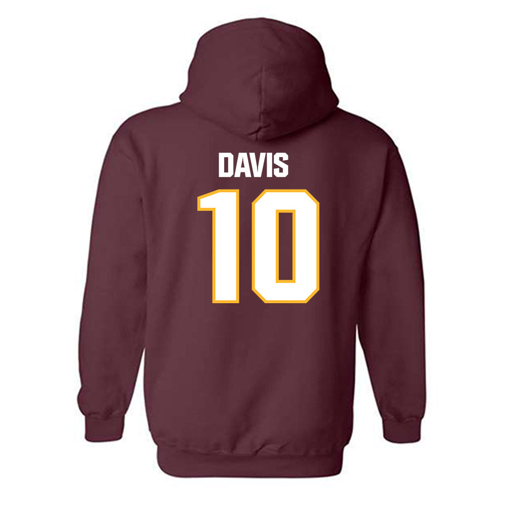 Loyola - NCAA Women's Volleyball : Tenley Davis - Classic Shersey Hooded Sweatshirt-1