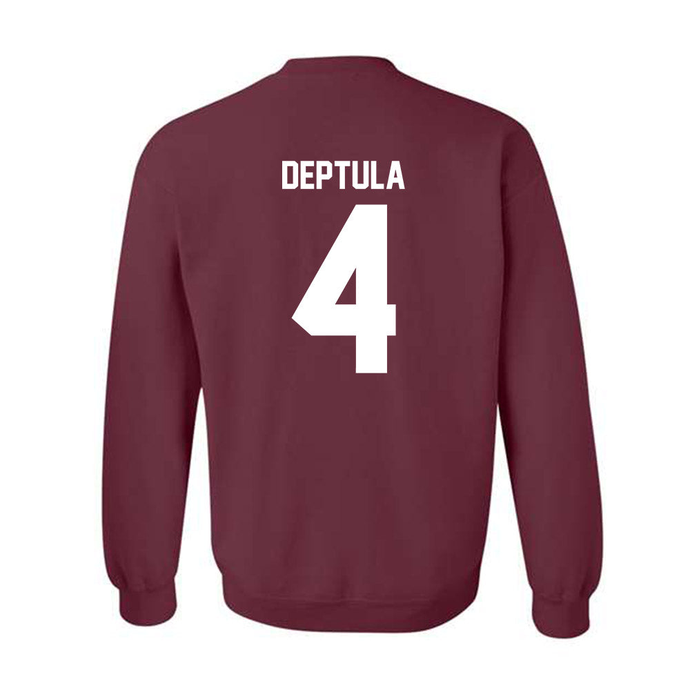  - NCAA Women's Basketball : Audrey Deptula - Classic Shersey Crewneck Sweatshirt-1