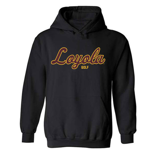 Loyola - NCAA Men's Golf : Jackson Overton - Classic Shersey Hooded Sweatshirt