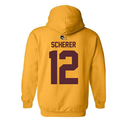 Loyola - NCAA Women's Volleyball : Katherine Scherer - Classic Shersey Hooded Sweatshirt-1