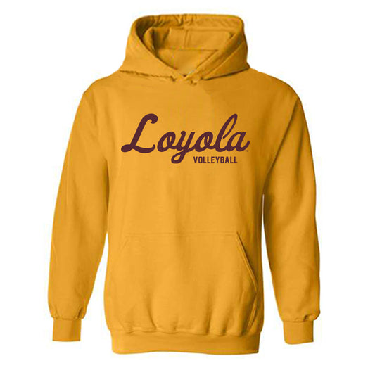 Loyola - NCAA Women's Volleyball : Tenley Davis - Classic Shersey Hooded Sweatshirt-0