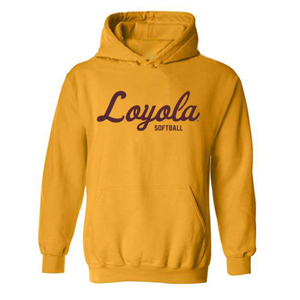 Loyola - NCAA Softball : Evelyn Miller - Classic Shersey Hooded Sweatshirt-0
