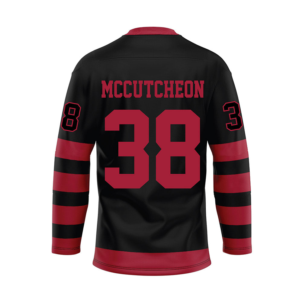 Alabama - NCAA Football : Brody Mccutcheon - Black Hockey Jersey-1