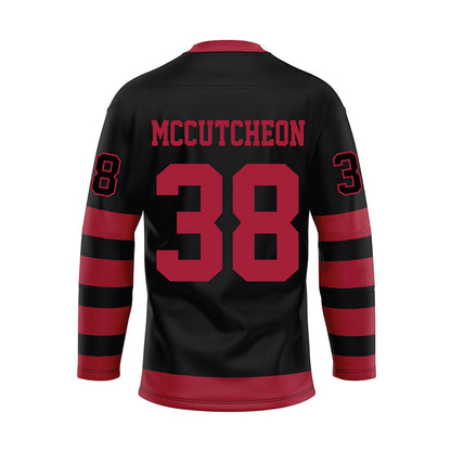 Alabama - NCAA Football : Brody Mccutcheon - Black Hockey Jersey-1