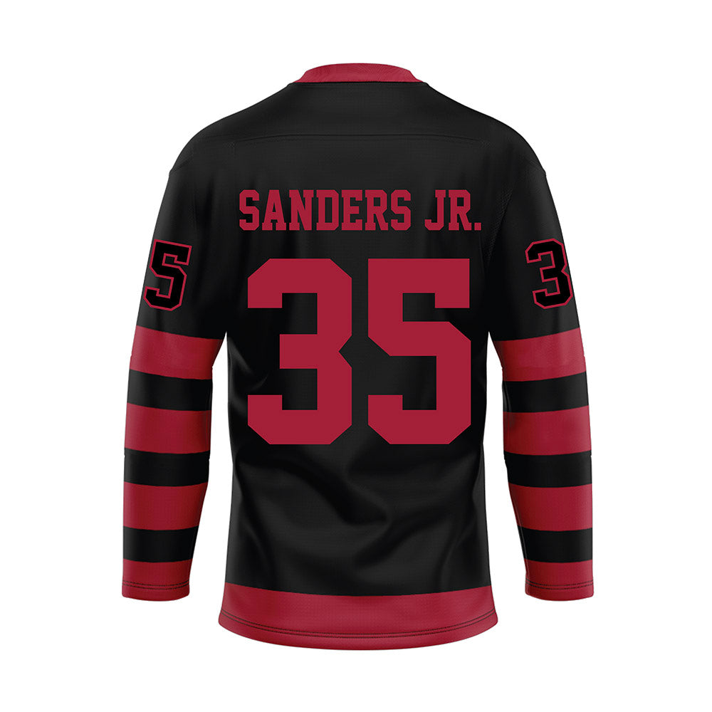 Alabama - NCAA Football : Abduall Sanders Jr. - Black Hockey Jersey-1