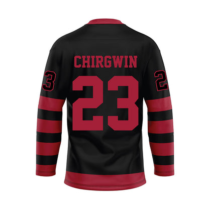 Alabama - NCAA Football : MJ Chirgwin - Black Hockey Jersey-1