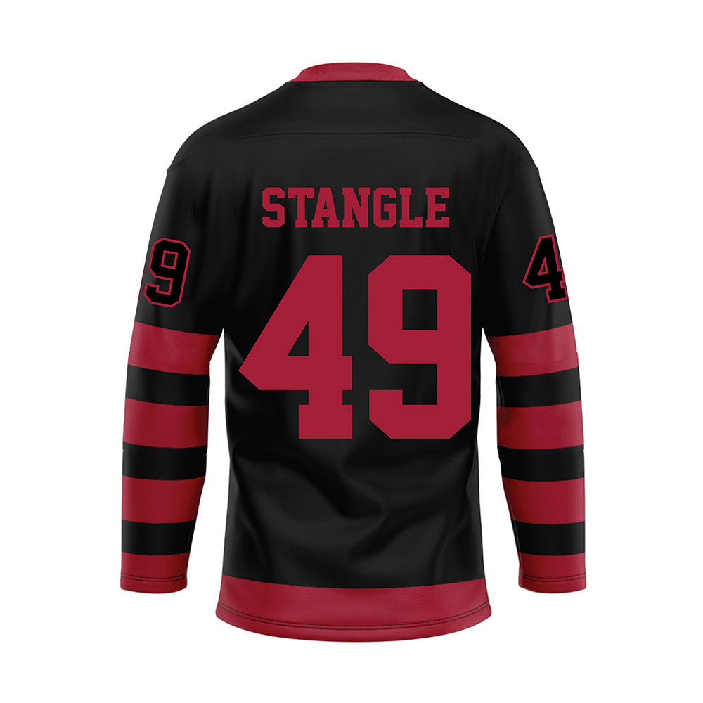 Alabama - NCAA Football : Ethan Stangle - Black Hockey Jersey-1