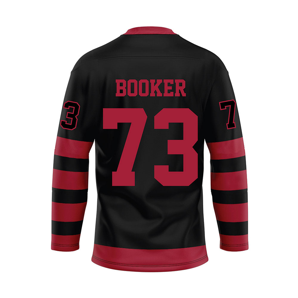 Alabama - NCAA Football : Chris Booker - Black Hockey Jersey-1