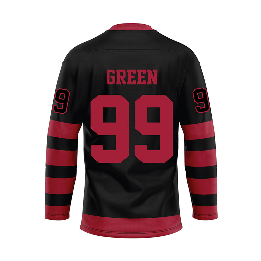 Alabama - NCAA Football : Terrance Green - Black Hockey Jersey-1
