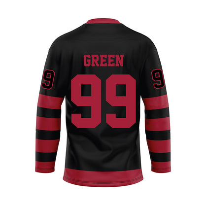 Alabama - NCAA Football : Terrance Green - Black Hockey Jersey-1