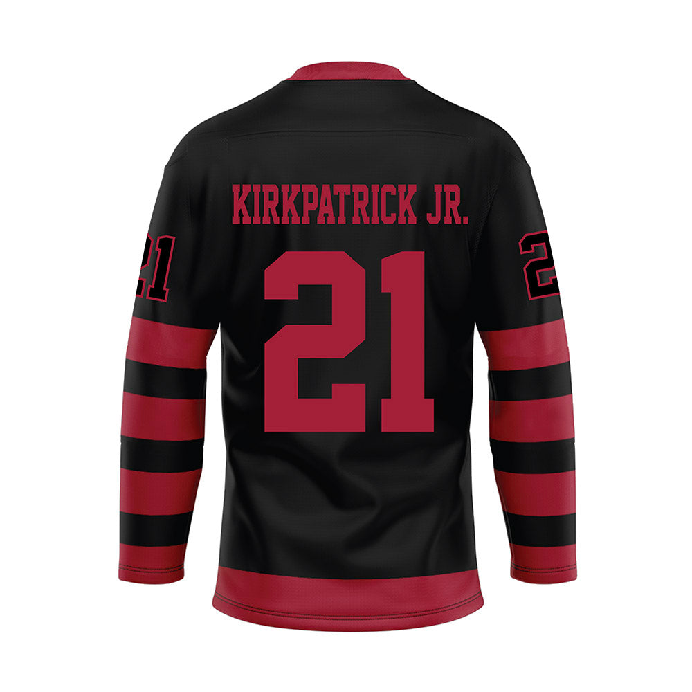 Alabama - NCAA Football : Dre Kirkpatrick Jr. - Black Hockey Jersey-1
