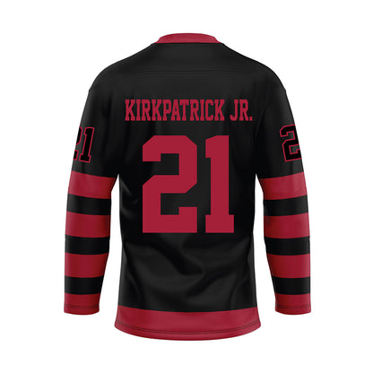 Alabama - NCAA Football : Dre Kirkpatrick Jr. - Black Hockey Jersey-1