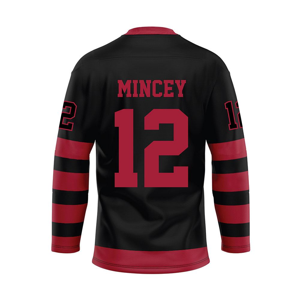 Alabama - NCAA Football : Zavier Mincey - Black Hockey Jersey-1