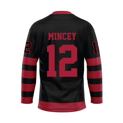 Alabama - NCAA Football : Zavier Mincey - Black Hockey Jersey-1