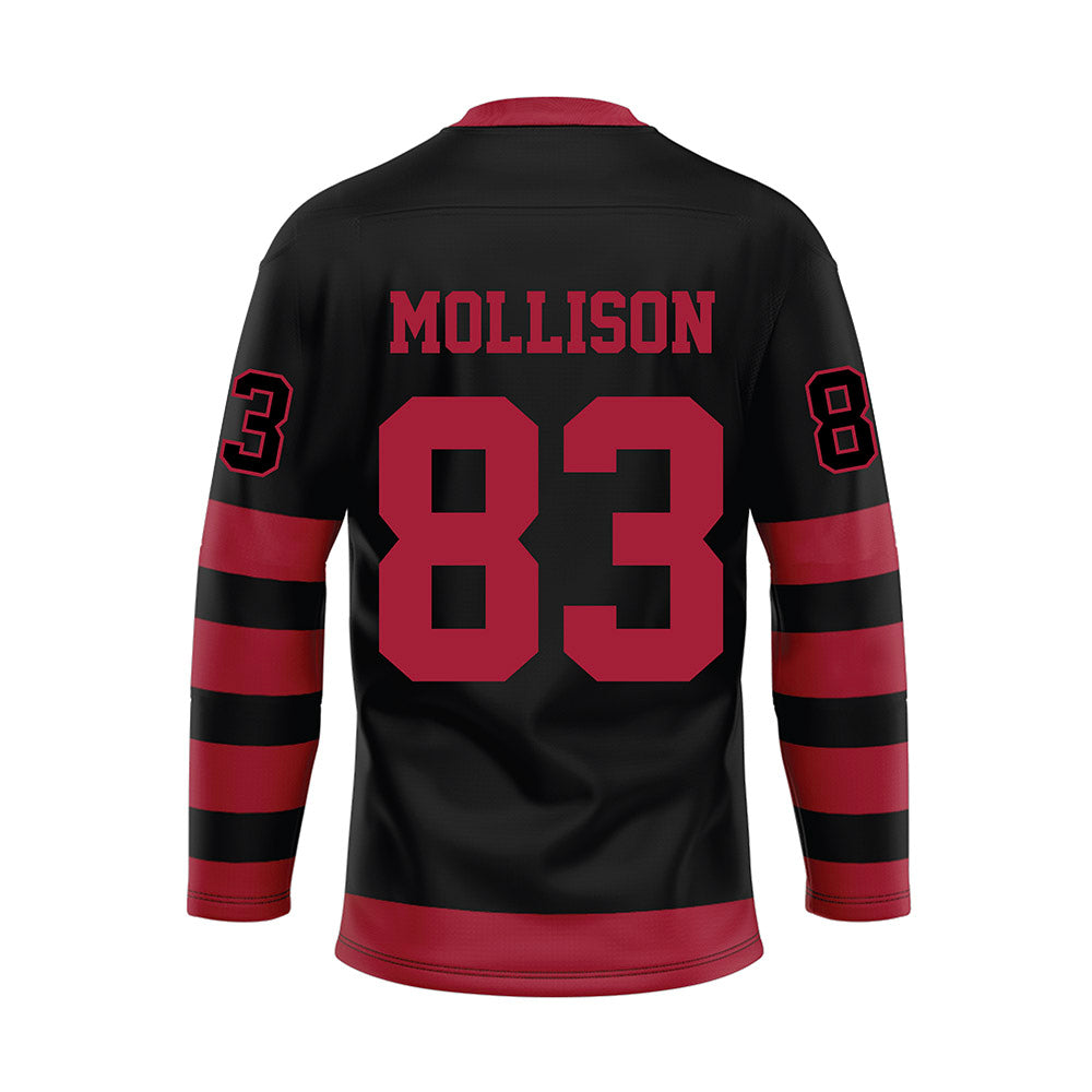 Alabama - NCAA Football : Cooper Mollison - Black Hockey Jersey-1