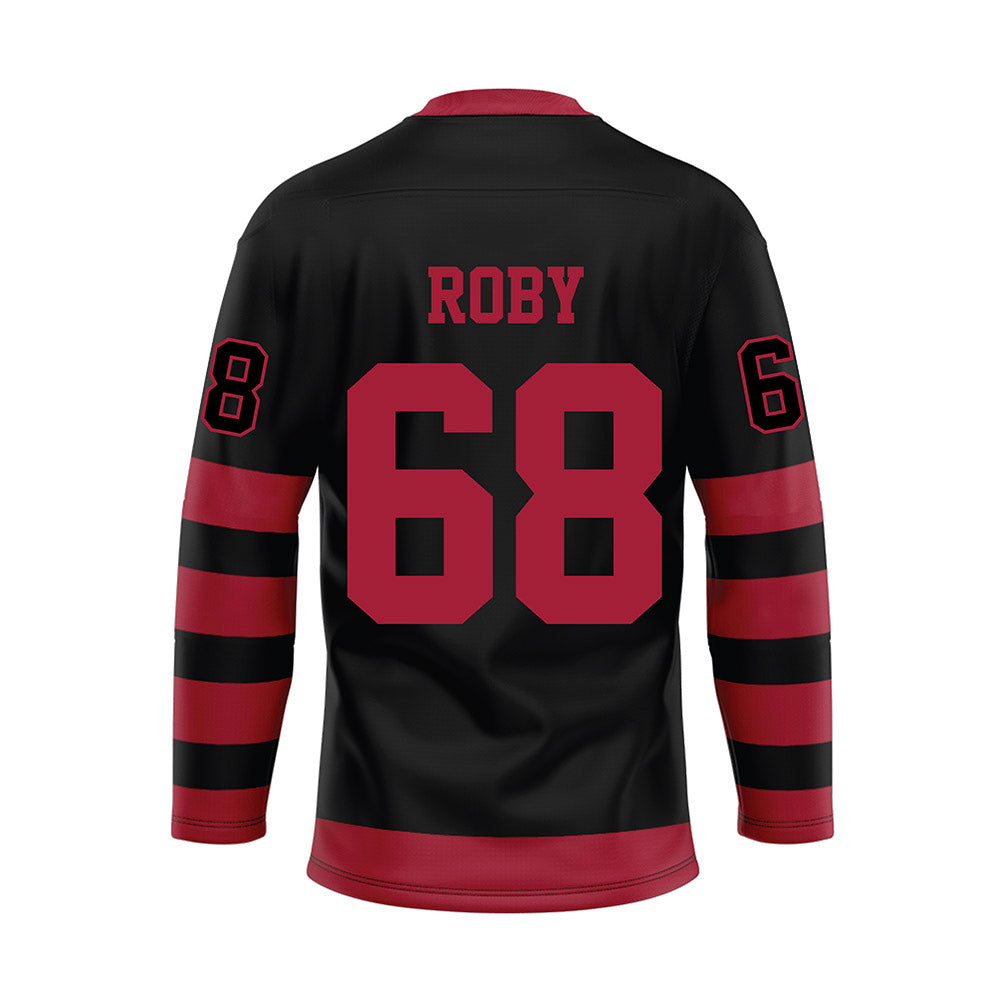 Alabama - NCAA Football : Billy Roby - Black Hockey Jersey-1