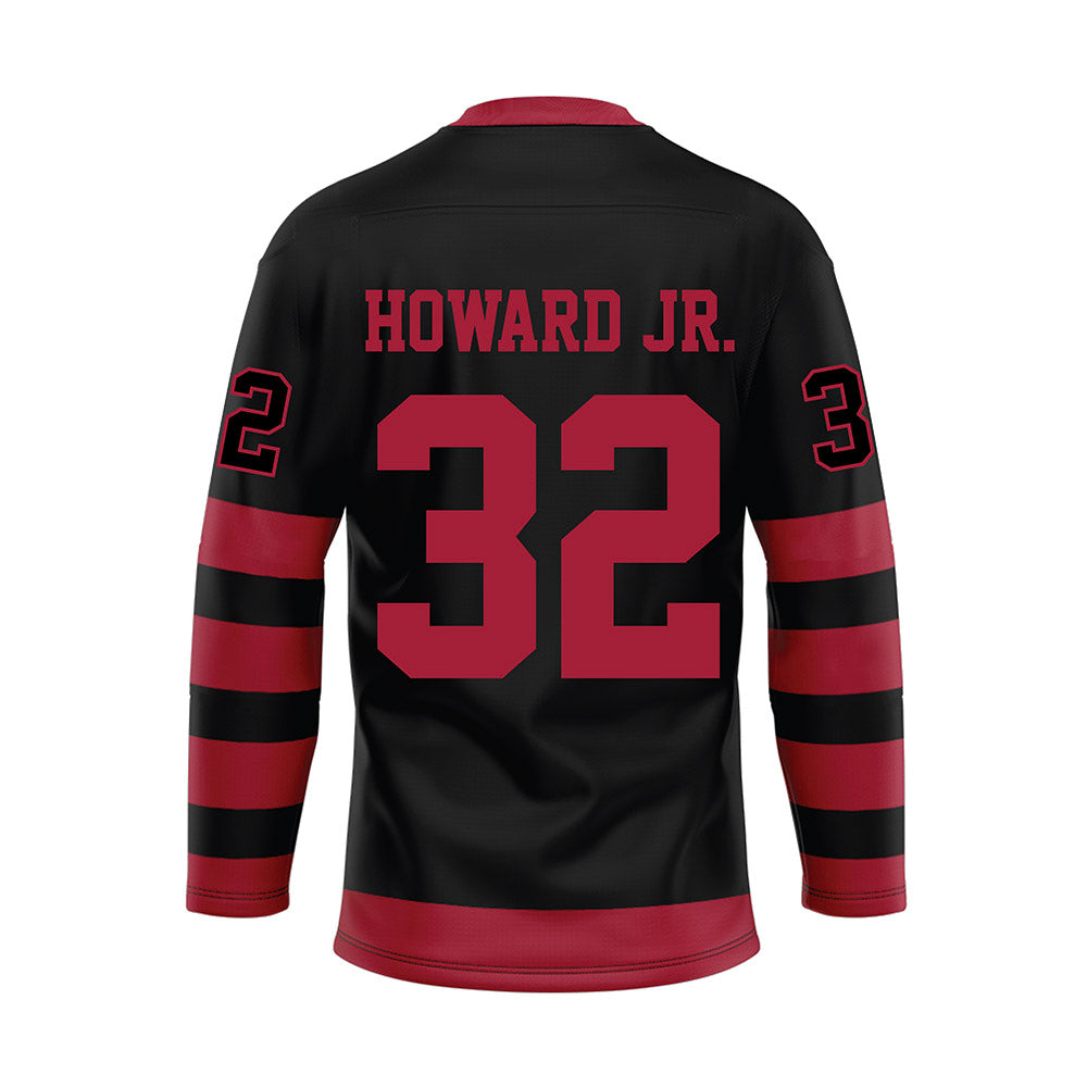 Alabama - NCAA Football : Corey Howard Jr. - Black Hockey Jersey-1