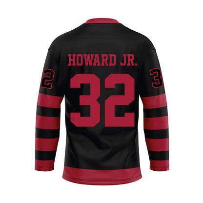 Alabama - NCAA Football : Corey Howard Jr. - Black Hockey Jersey-1