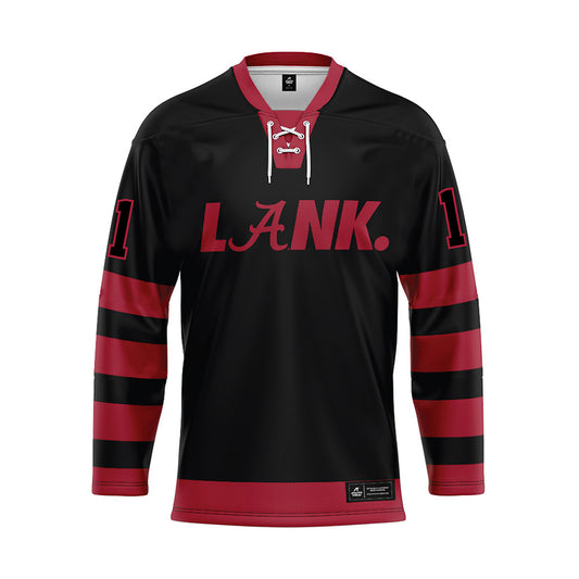 Alabama - NCAA Football : Tayden-Evan Kaawa - Black Hockey Jersey-0