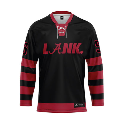 Alabama - NCAA Football : Noah Rogers - Black Hockey Jersey-0