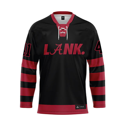 Alabama - NCAA Football : Jamarion Matthews - Black Hockey Jersey-0