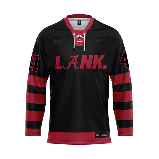 Alabama - NCAA Football : Jamarion Matthews - Black Hockey Jersey-0