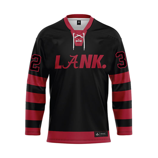 Alabama - NCAA Football : Corey Howard Jr. - Black Hockey Jersey-0