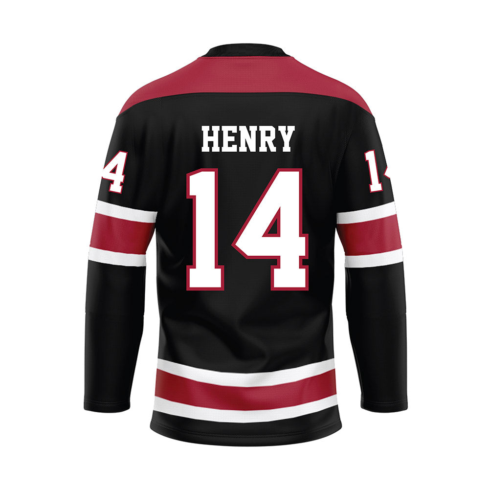 Alabama - NCAA Football : Fatutoa Henry - Black Hockey Jersey-1