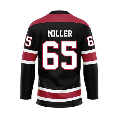 Alabama - NCAA Football : Tyrell Miller - Black Hockey Jersey-1