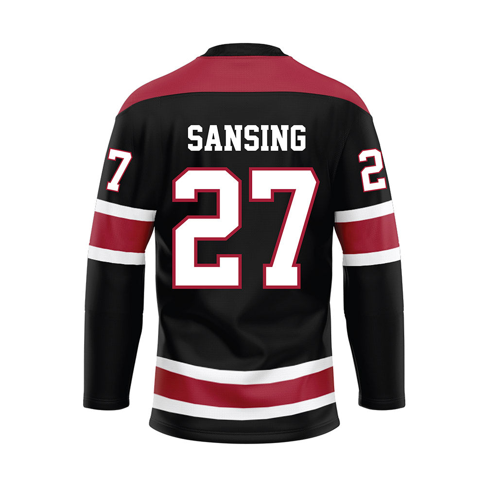Alabama - NCAA Football : Walter Sansing - Black Hockey Jersey