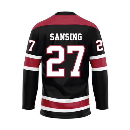 Alabama - NCAA Football : Walter Sansing - Black Hockey Jersey