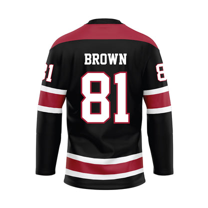 Alabama - Football Alumni : Keith Brown - Black Hockey Jersey