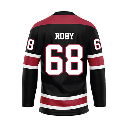 Alabama - NCAA Football : Billy Roby - Black Hockey Jersey-1