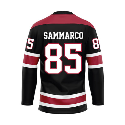 Alabama - NCAA Football : Jack Sammarco - Black Hockey Jersey-1