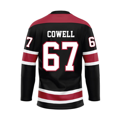 Alabama - NCAA Football : Vince Cowell - Black Hockey Jersey