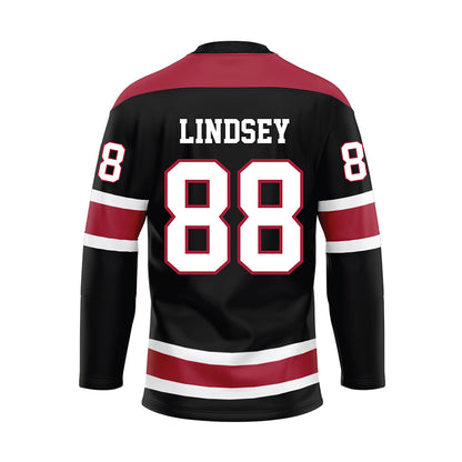 Alabama - NCAA Football : Jay Lindsey - Black Hockey Jersey-1