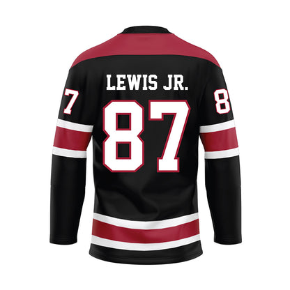 Alabama - NCAA Football : Danny Lewis Jr. - Black Hockey Jersey-1