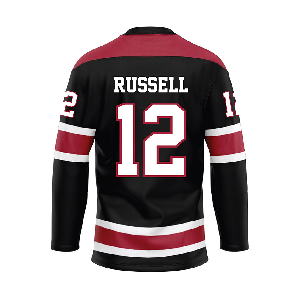 Alabama - NCAA Football : Keelon Russell - Black Hockey Jersey-1