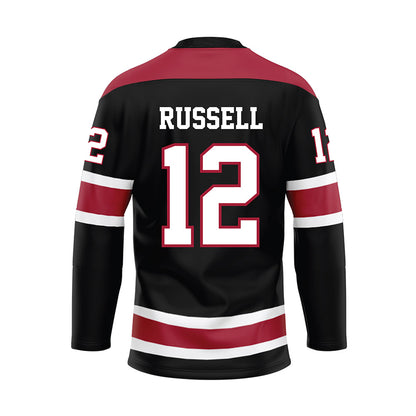 Alabama - NCAA Football : Keelon Russell - Black Hockey Jersey-1
