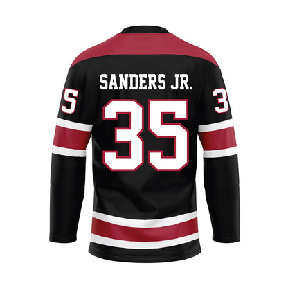 Alabama - NCAA Football : Abduall Sanders Jr. - Black Hockey Jersey-1