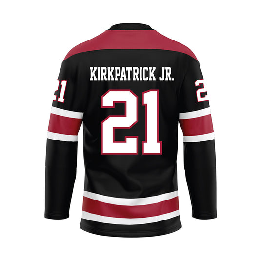 Alabama - NCAA Football : Dre Kirkpatrick Jr. - Black Hockey Jersey-0