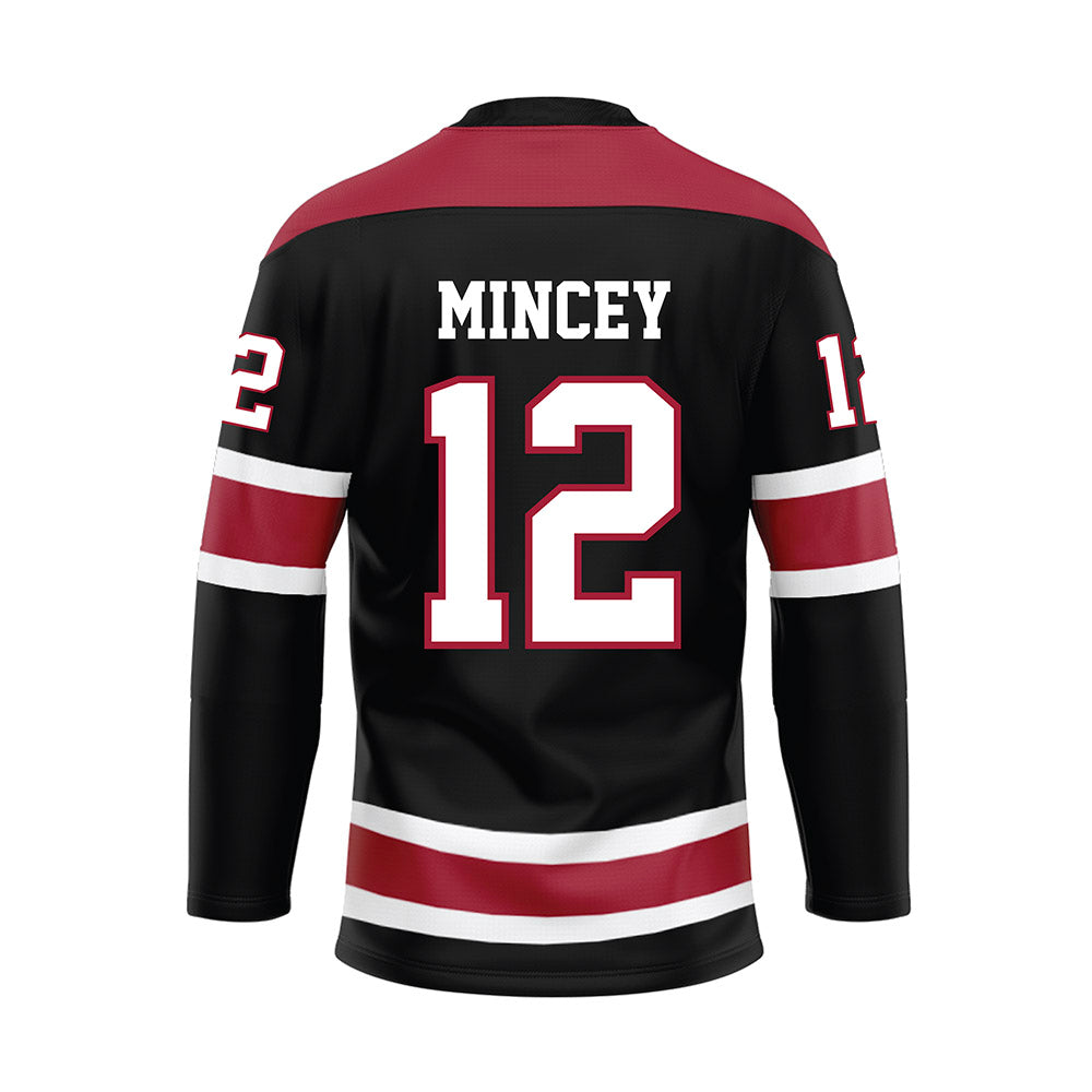 Alabama - NCAA Football : Zavier Mincey - Black Hockey Jersey-1
