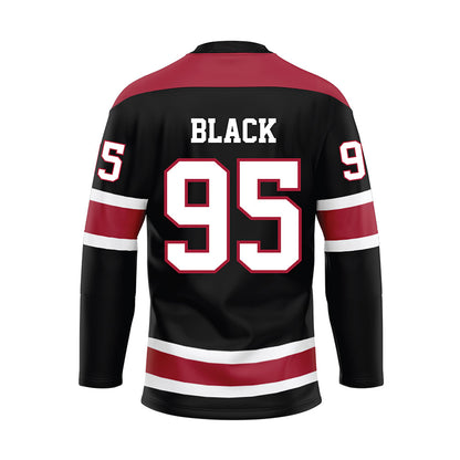 Alabama - NCAA Football : Leslie Black - Black Hockey Jersey-1