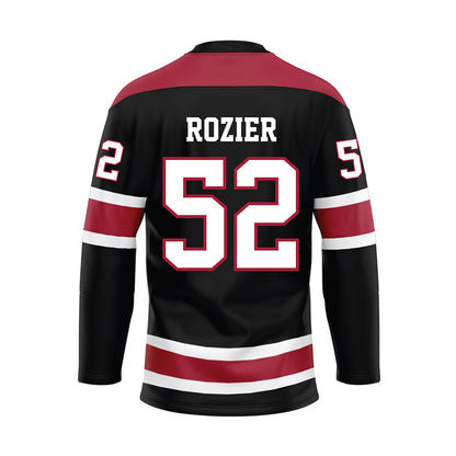 Alabama - NCAA Football : Alex Rozier - Black Hockey Jersey-1
