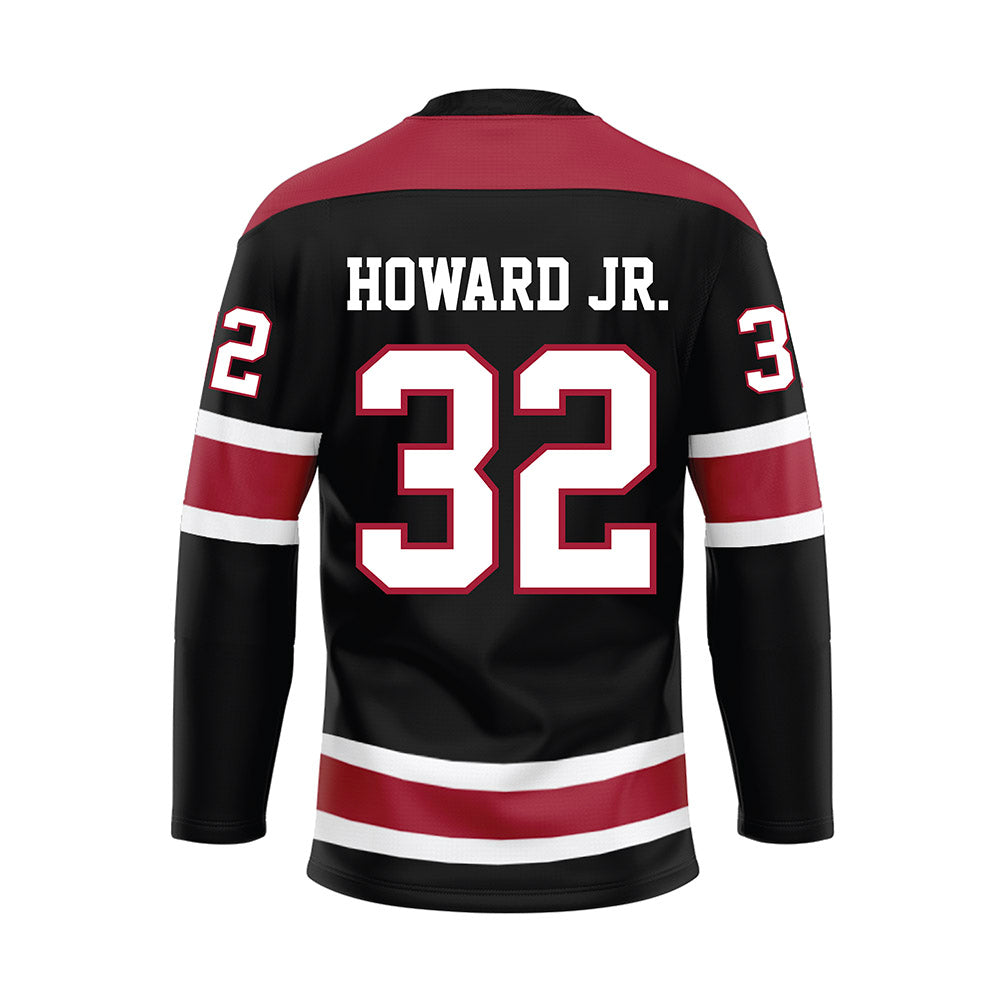 Alabama - NCAA Football : Corey Howard Jr. - Black Hockey Jersey-1